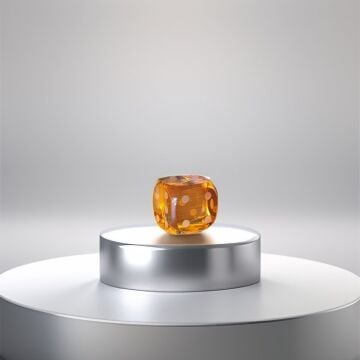 Kristal Zar Turuncu Mini Boy 6cm