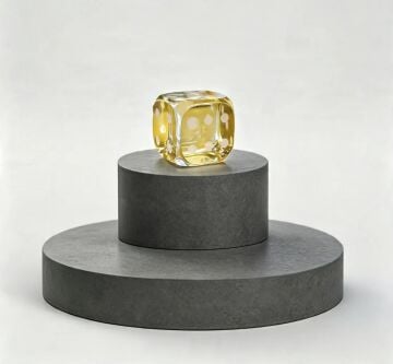 Kristal Zar Bal Küçük Boy 6cm