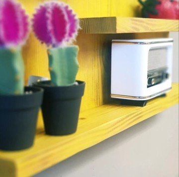 Dekoratif Naturel Duvar Rafı