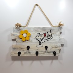 Smile Askılık Masif Ahşap Aksesuar