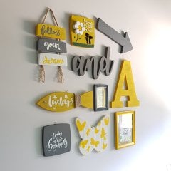 Duvar Konsept Setleri Sarı Gri