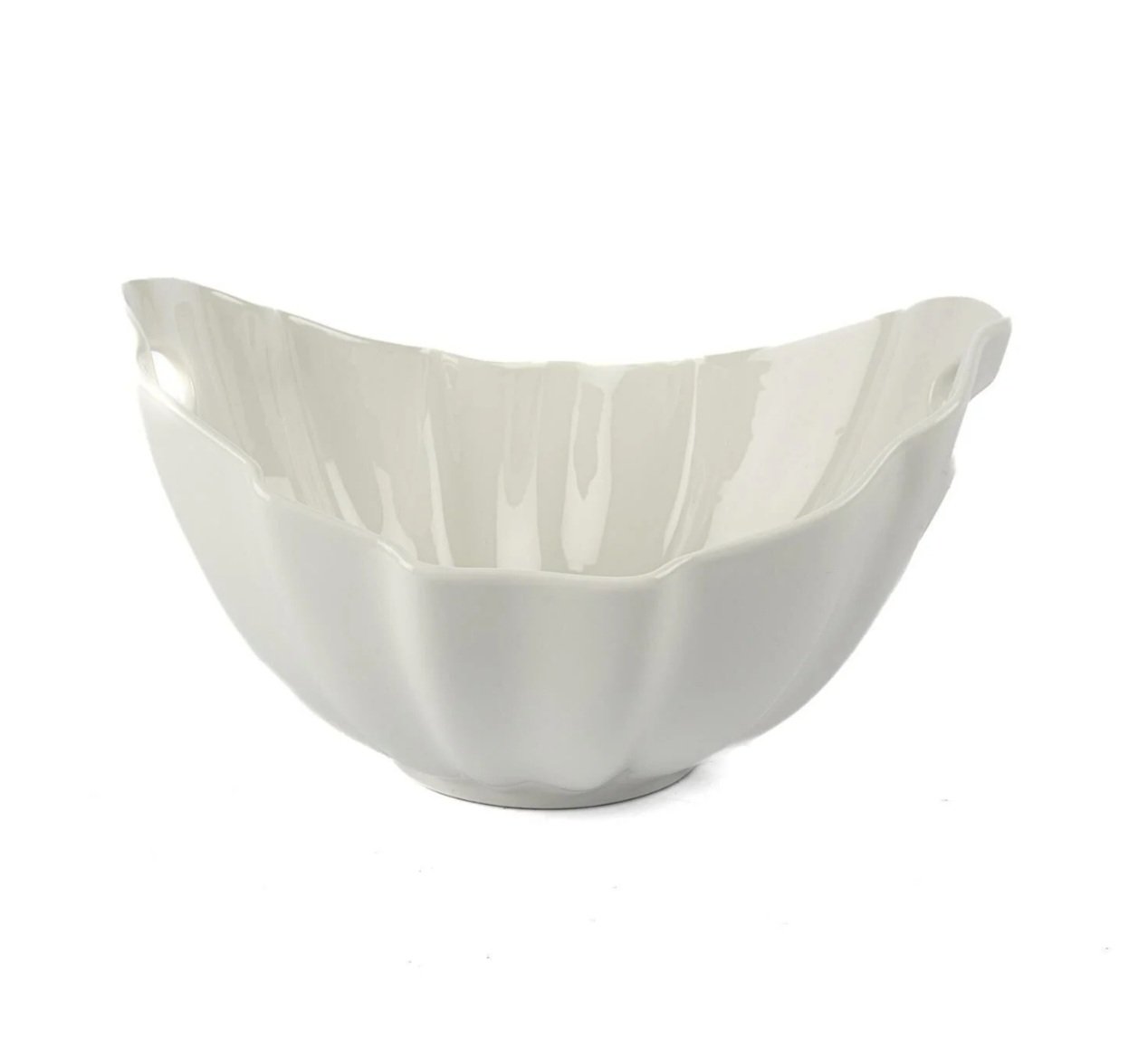 Beyaz Porselen Kase 28x23x15cm