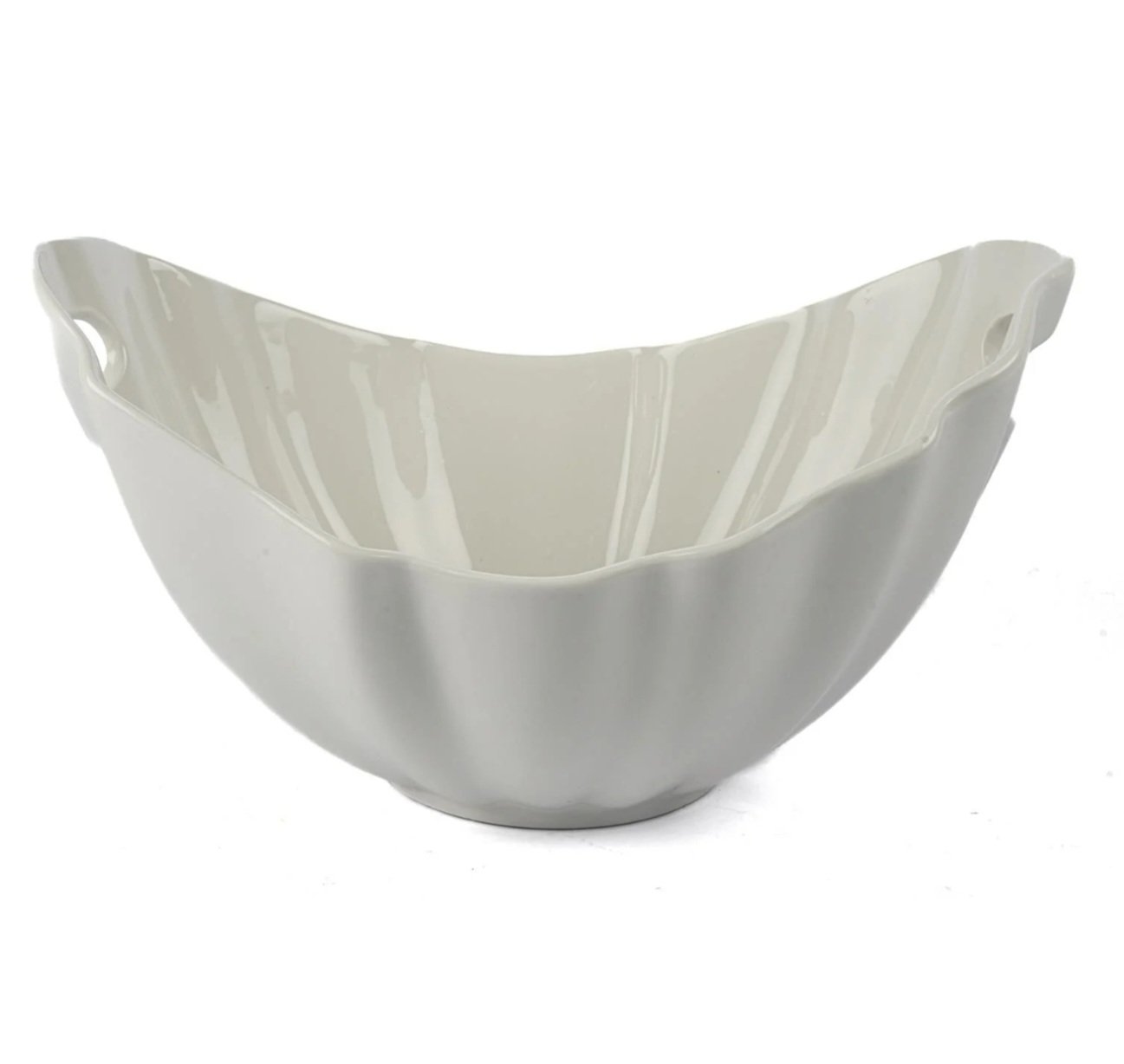Beyaz Porselen Kase 34x25x18cm