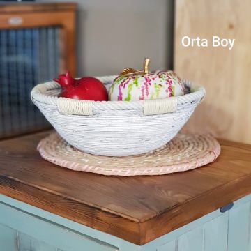 Bambu Oval Derin Gri Meyvelik