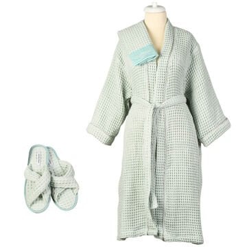 Marie Claire Paris Valerie Kadın Bornoz Set Yeşil S-M