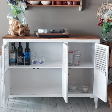 Çok Amaçlı Ahşap Masif Konsol