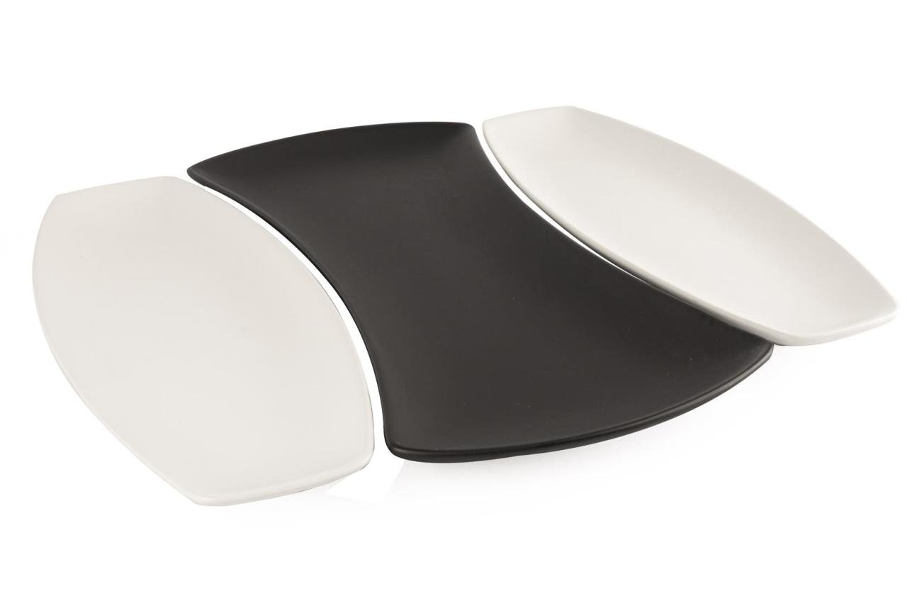 Siyah Beyaz 3lü Servis