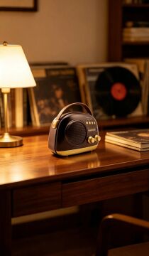 Taşınabilir Bluetooth Retro Radyo Arizona Serisi / Black