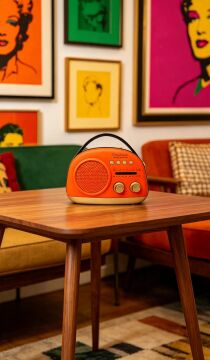 Taşınabilir Bluetooth Retro Radyo Arizona Serisi / Orange