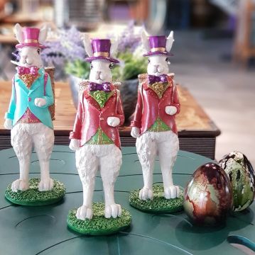 Küfeli Tavşan Biblo Kırmızı