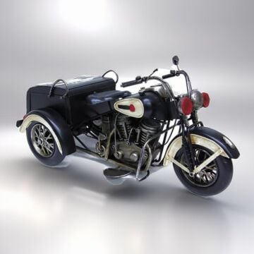 Dekoratif Metal Motorsiklet 38cm