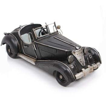 Dekoratif Metal Araba Siyah