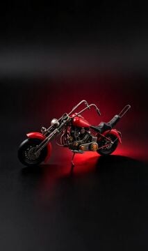 Dekoratif Metal Motosiklet 49cm