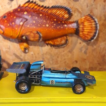 Dekoratif Metal Yarış Arabası