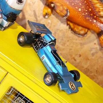 Dekoratif Metal Yarış Arabası