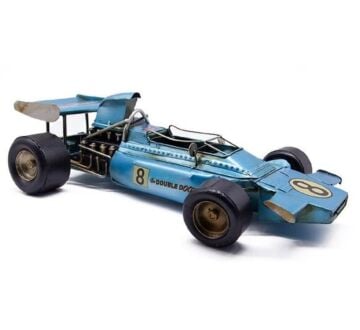 Dekoratif Metal Yarış Arabası