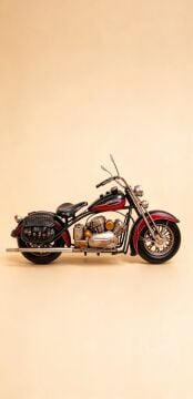 Dekoratif Metal Motosiklet 41cm