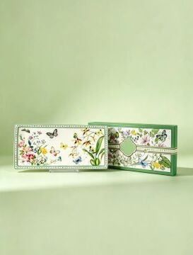 Nature Butterfly Baton Servis Servis Tabağı 30x15cm