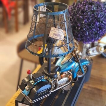 Motorsiklet Model Metal Abajur