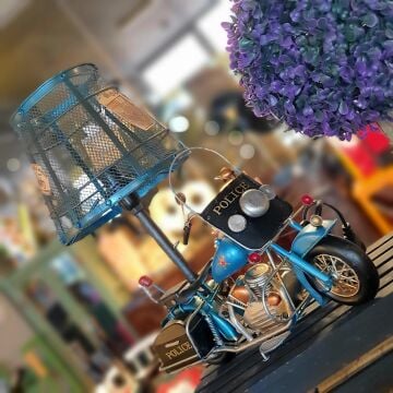 Motorsiklet Model Metal Abajur