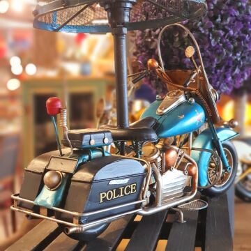 Motorsiklet Model Metal Abajur