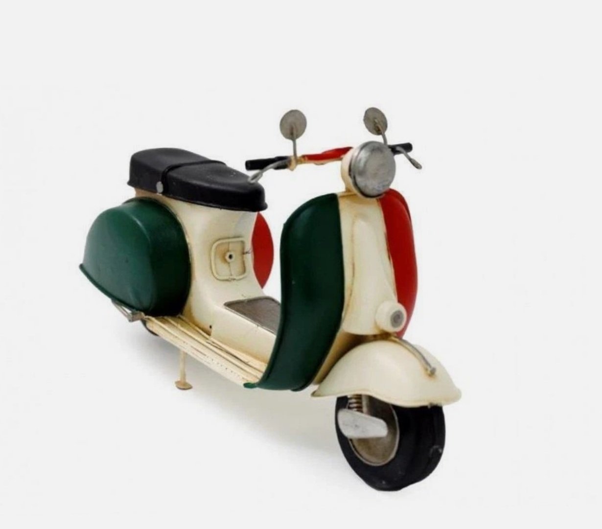 Dekoratif Metal Jumbo Boy Scooter