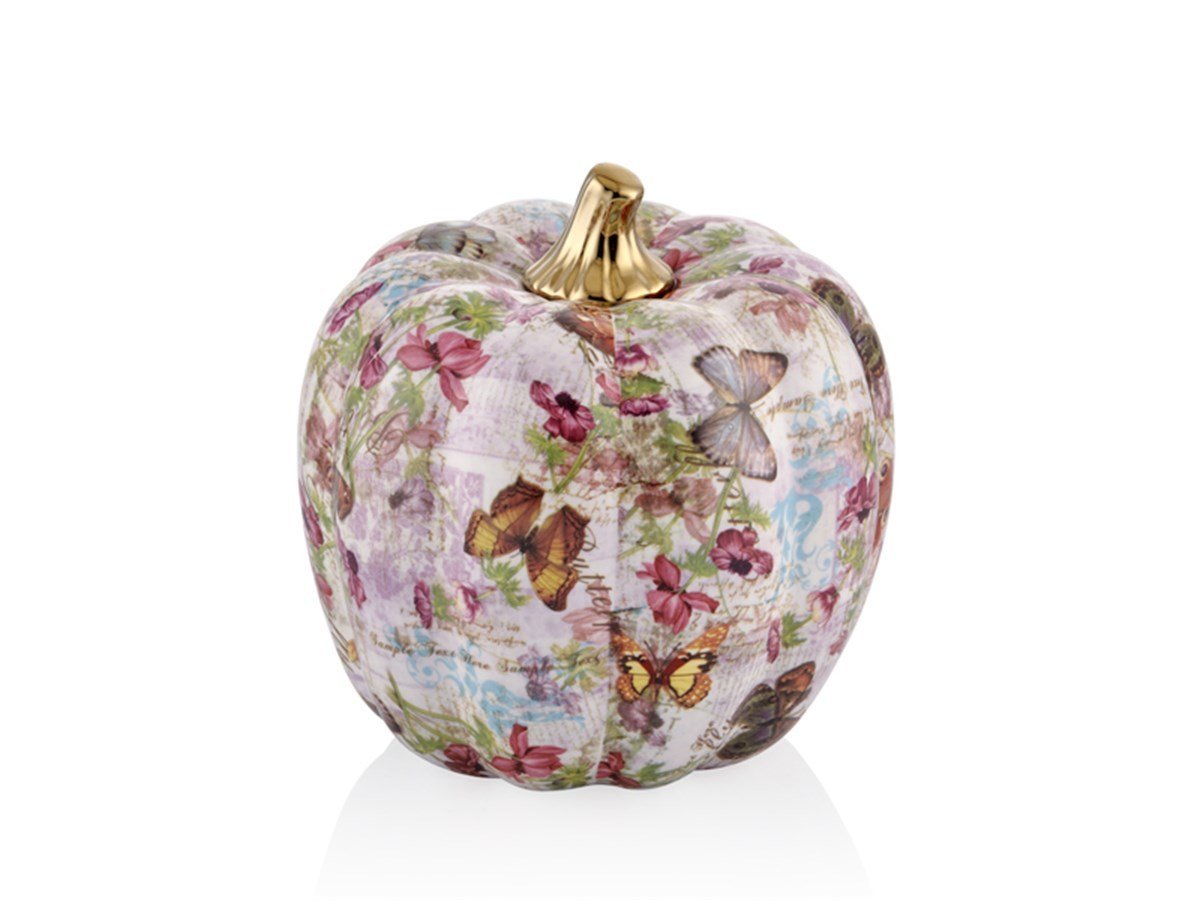 Butterfly Çiçek Desenli Balkabağı