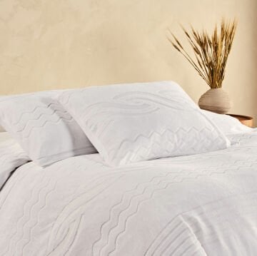 Marie Claire Paris Mariam Çift Kişilik Nevresim Takımı Kırık Beyaz