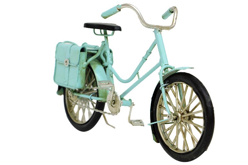 Metal Dekoratif Bisiklet Mint