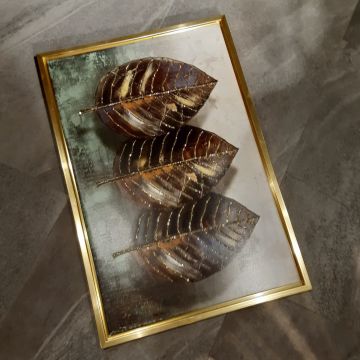 60cmX90cm Altın Çerçeveli Tablo