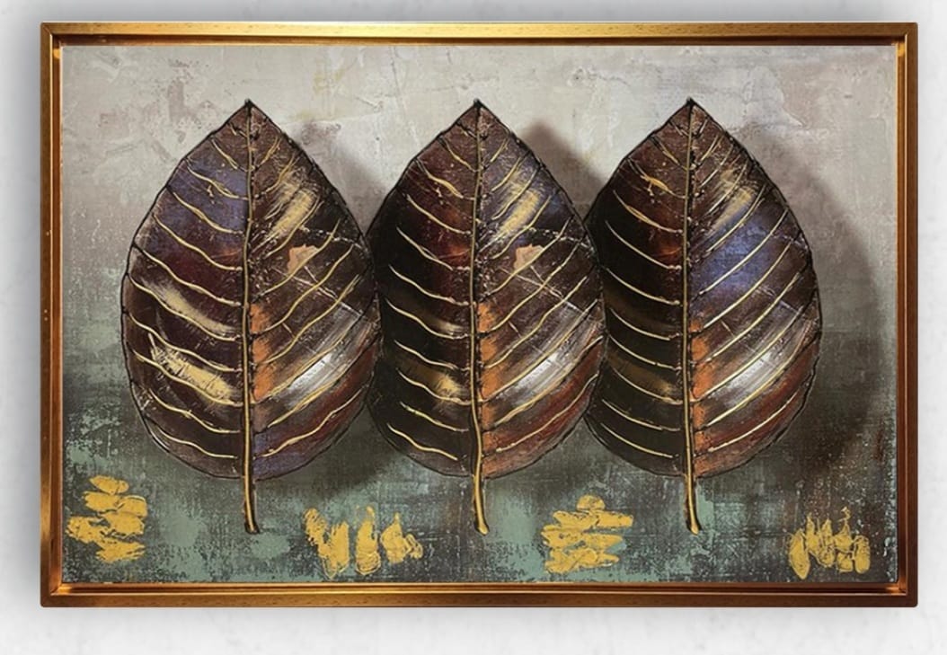 60cmX90cm Altın Çerçeveli Tablo