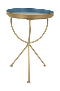 Rani Blue Metal Sehpa