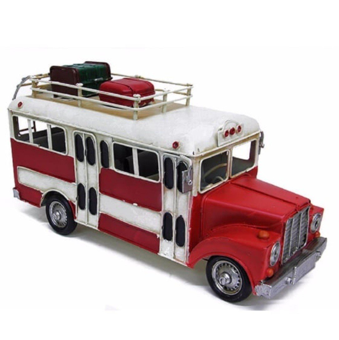 Dekoratif Metal Gezi Otobüsü