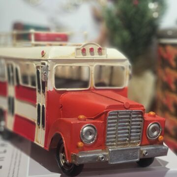 Dekoratif Metal Gezi Otobüsü