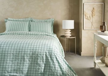 Marie Claire Paris Cameron Çift Kişilik Nevresim Takımı Yeşil