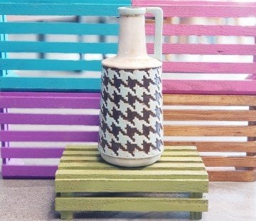 Slim Seramik Mint Sürahi Vazo