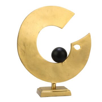Gold Siyah Dekoratif Obje