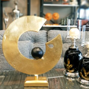 Gold Siyah Dekoratif Obje