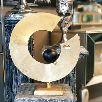 Gold Siyah Dekoratif Obje
