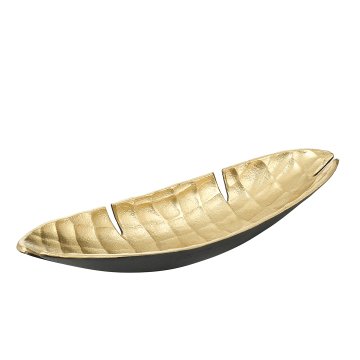 Gold Black Dekoratif Kase Büyük Boy