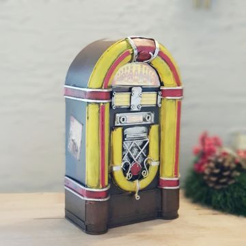 Dekoratif Metal Müzik Kutusu Kumbara