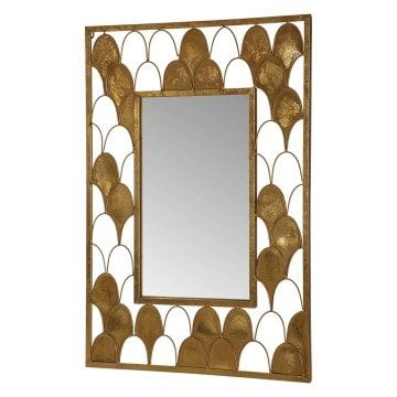 Gold Yaldızlı Duvar Aynası