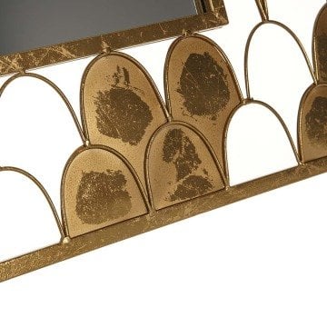 Gold Yaldızlı Duvar Aynası