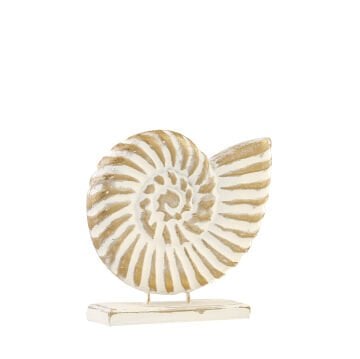 Dekoratif Ahşap İstiridye Kabuğu Büyük Boy