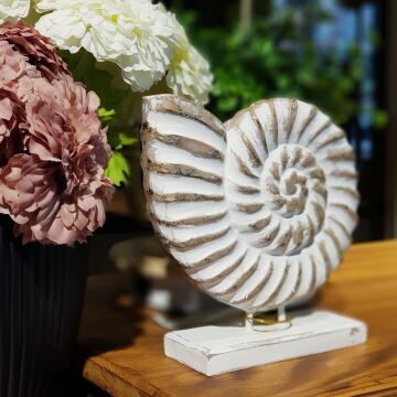 Dekoratif Ahşap İstiridye Kabuğu Küçük Boy