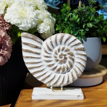 Dekoratif Ahşap İstiridye Kabuğu Küçük Boy