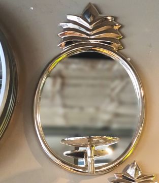 Aynalı Duvar Mumluk Büyük Boy