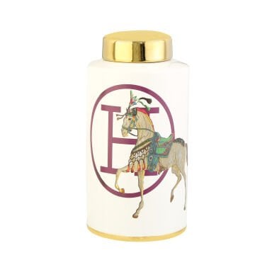 Atlı Vazo Büyük Boy 33cm