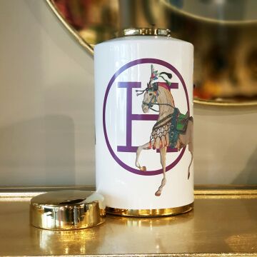 Atlı Vazo Büyük Boy 33cm