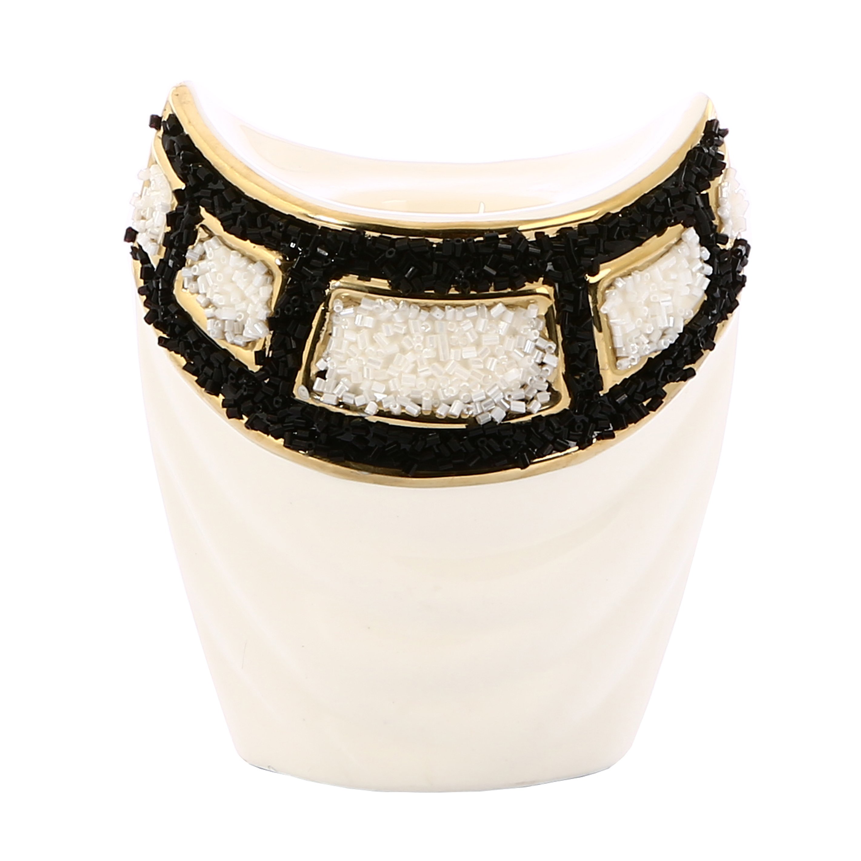 Andra Taşlı Seramik Mumluk Küçük boy